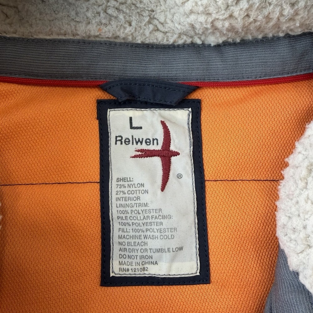 Relwen Channel Boarder Jacket Medium Navy Blue Huckberry Insulated Snow Coat L - Picture 6 of 11